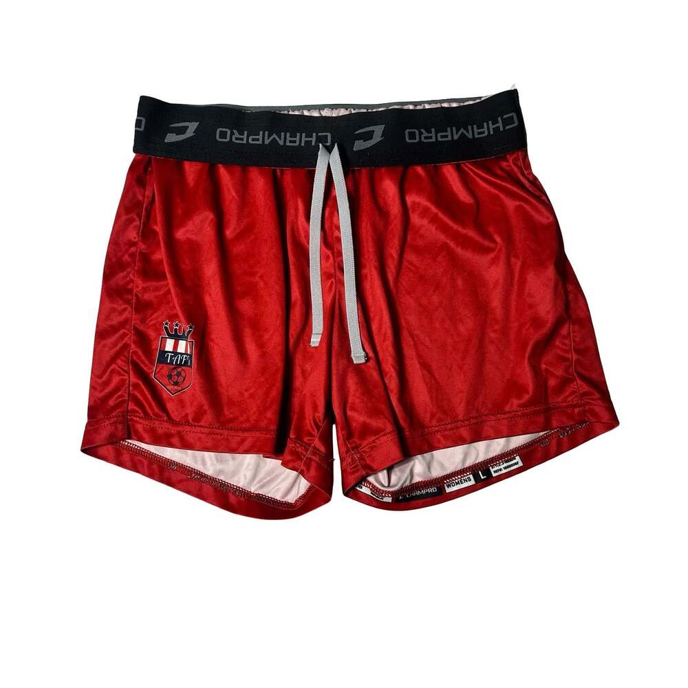 Champro TAFT Soccer Shorts Red Athletic Performance Team Issue Size L